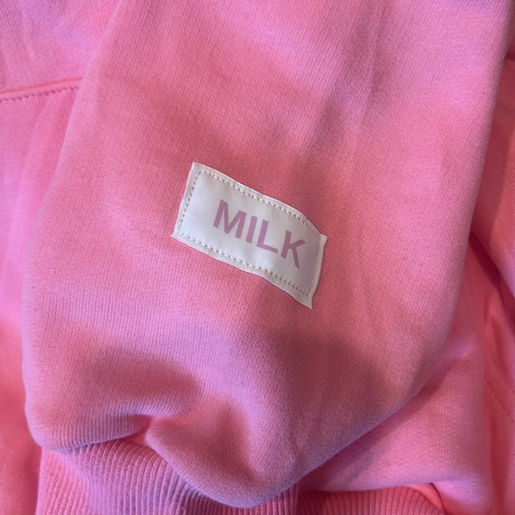 Milk matching hoodie and sweatpants - size small in Bubblegum - Picture 3 of 3